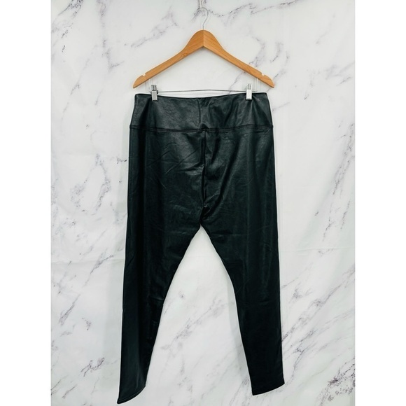 BP. Faux Leather Leggings Stretch High Waisted Pleather Pants - Picture 6 of 8